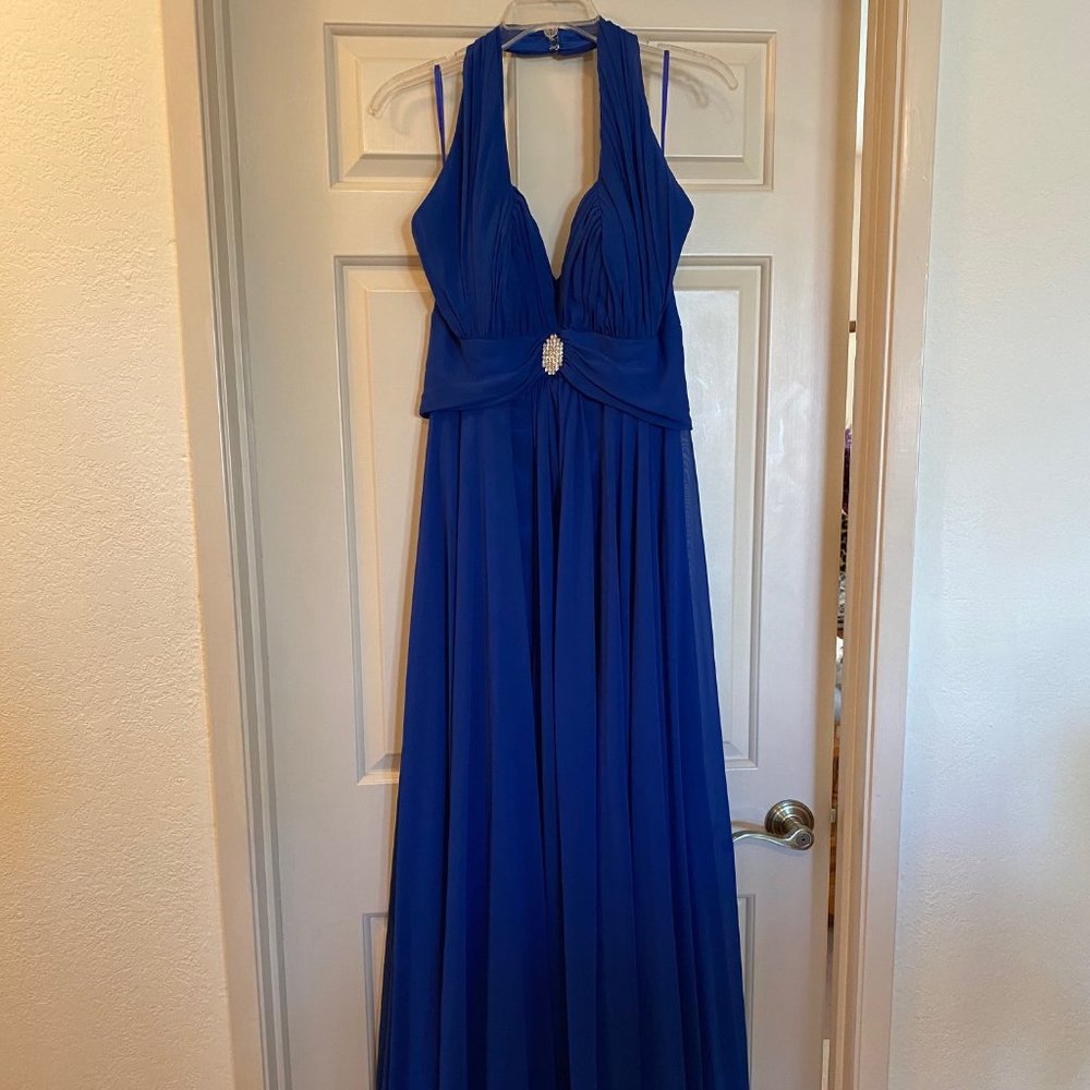 Plus Size Formal Prom Full Length Dress